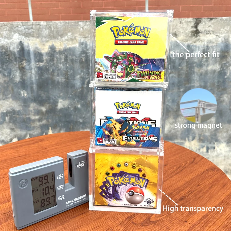Pokemon XY Evolutions Booster Box - Durable Acrylic Case