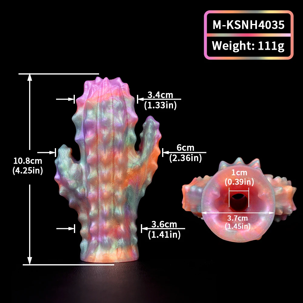 Silicone Cactus Mouth Gag Extender Fixation Erotic Toys PU Harness Strap  Belt Bdsm Bondage Costume Face Mask Games for Adults
