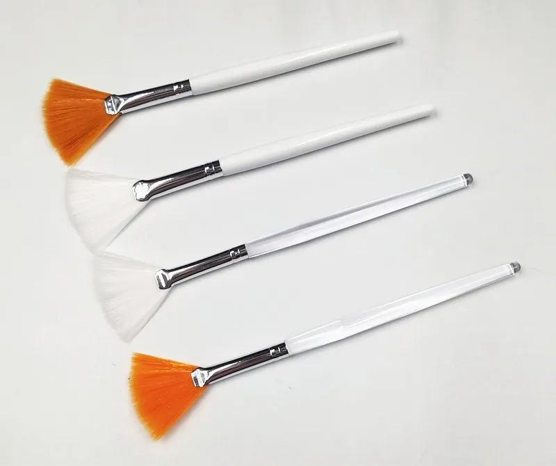 cosmetic makeup tools fan mask brush