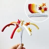 Red Yellow star color firework