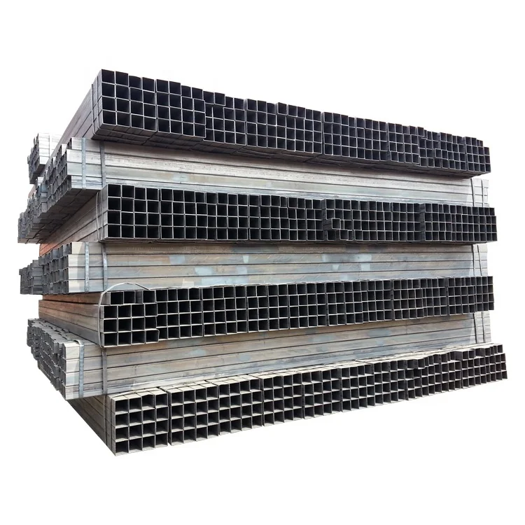 Hot Rolled square and Rectangular Steel Tube Astm A500 Black Hollow Sections