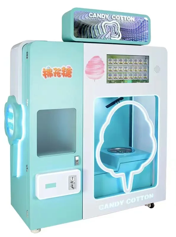 Industrial Cotton Candy For Vending Machine Coin Operated Cotton Candy ...