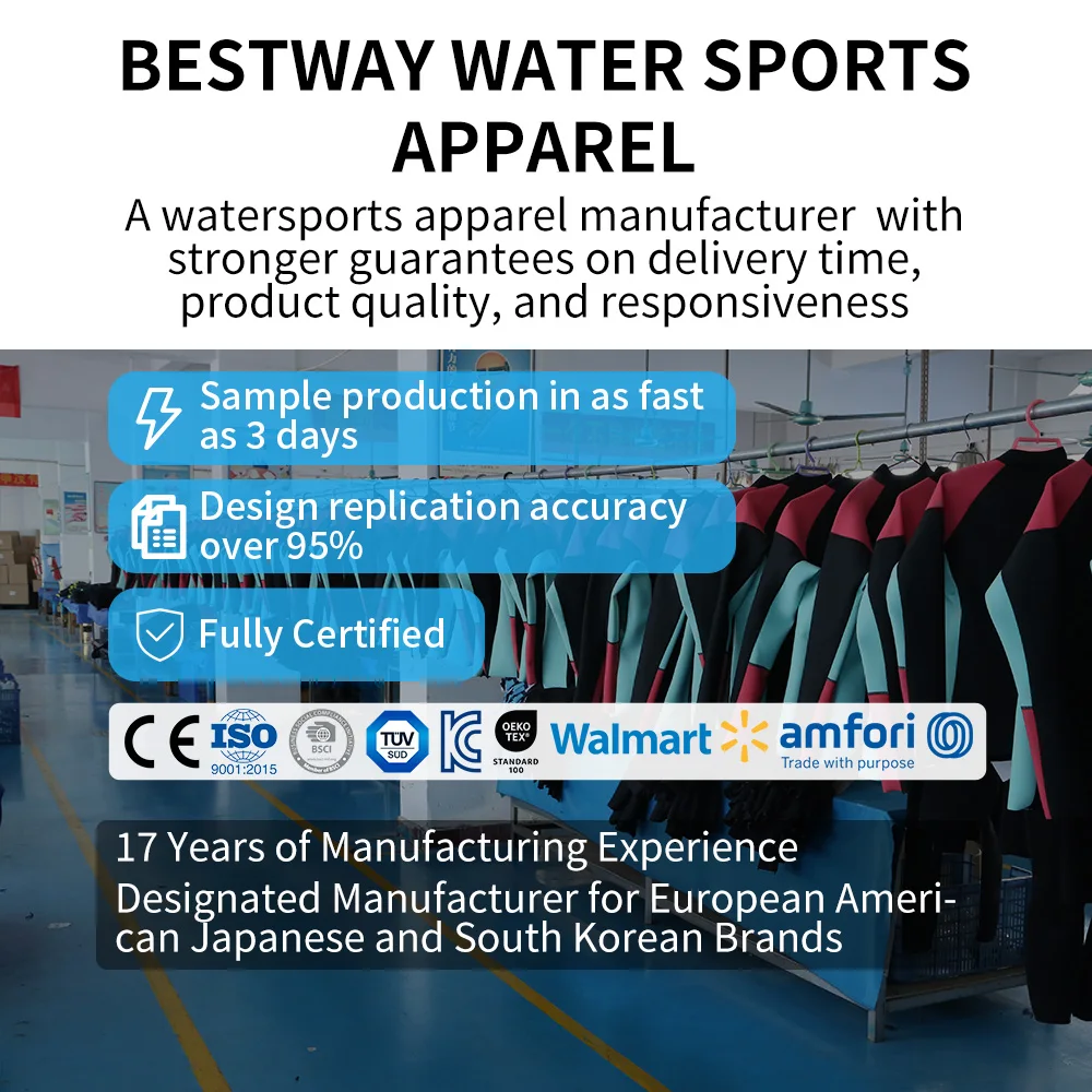 Engros 4/3mm Neopren Brystzip Surf Vandsportsdragt Étdelset Kalkstens Neopren Dydning Dragt Høj Elasticitet Surf Dudsport Dragt til Mænd