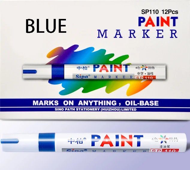 Оптовая продажа ручка для краски белая масляная маркерная водонепроницаемая и устойчивая к
