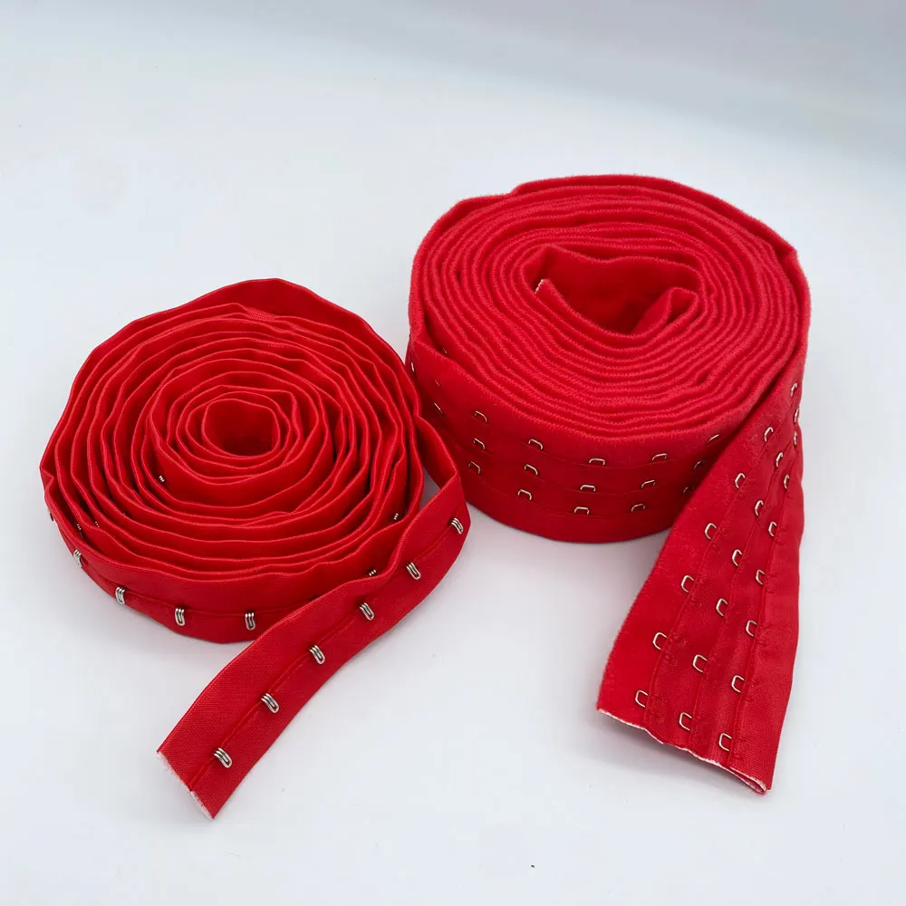 Shiyi Factory big fastener nylon bra hook and eye tape for corset and clothes