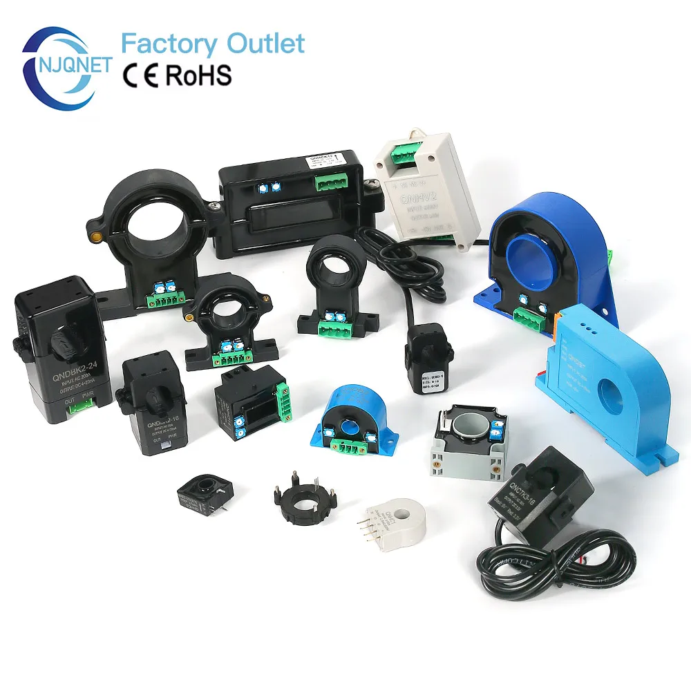 Hall Effect Current Sensor QNHCK1-21 50A 100A 200A 300A Ct Open Type Dc  Current Transducer Split Core Current Transformer 2.5±2V, image size:1000x1000
