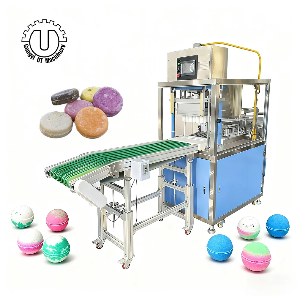 Automatic 100 Ton Hydraulic Bath Bomb Press Forming Machine Hydraulic Shampoo bar Press