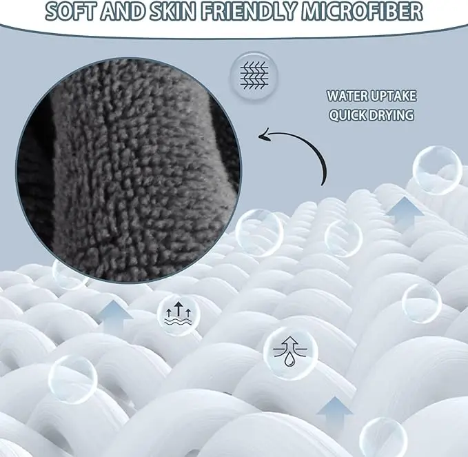 Custom Logo High Quality Absorb Quick Dry Microfiber Bath Towel Set Headband Hair Towel Spa Body Wrap Salon Towels