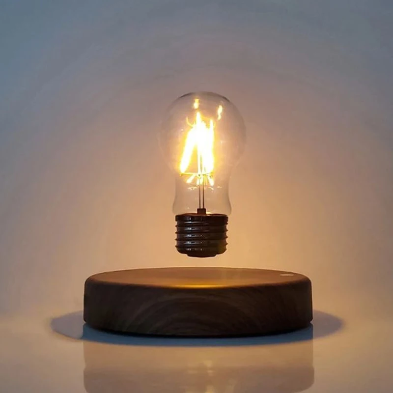 Touch Sensor Magnetic Levitation Table Lamp Creativity Floating Glass LED Bulb Night Light for Home Decor