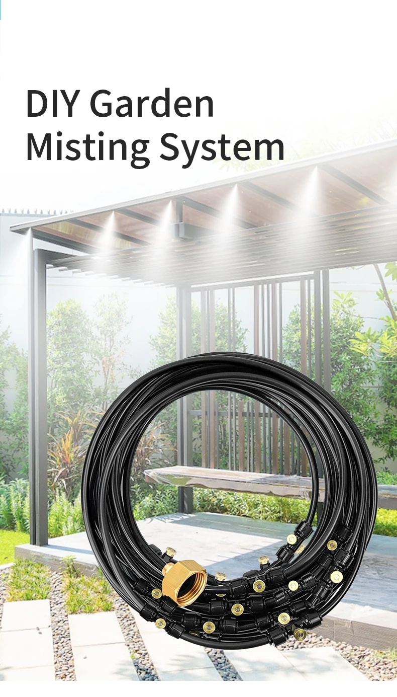 Filterwell 15m Fogger Fog Outdoor Nozzle Water Spray Mist Cooling