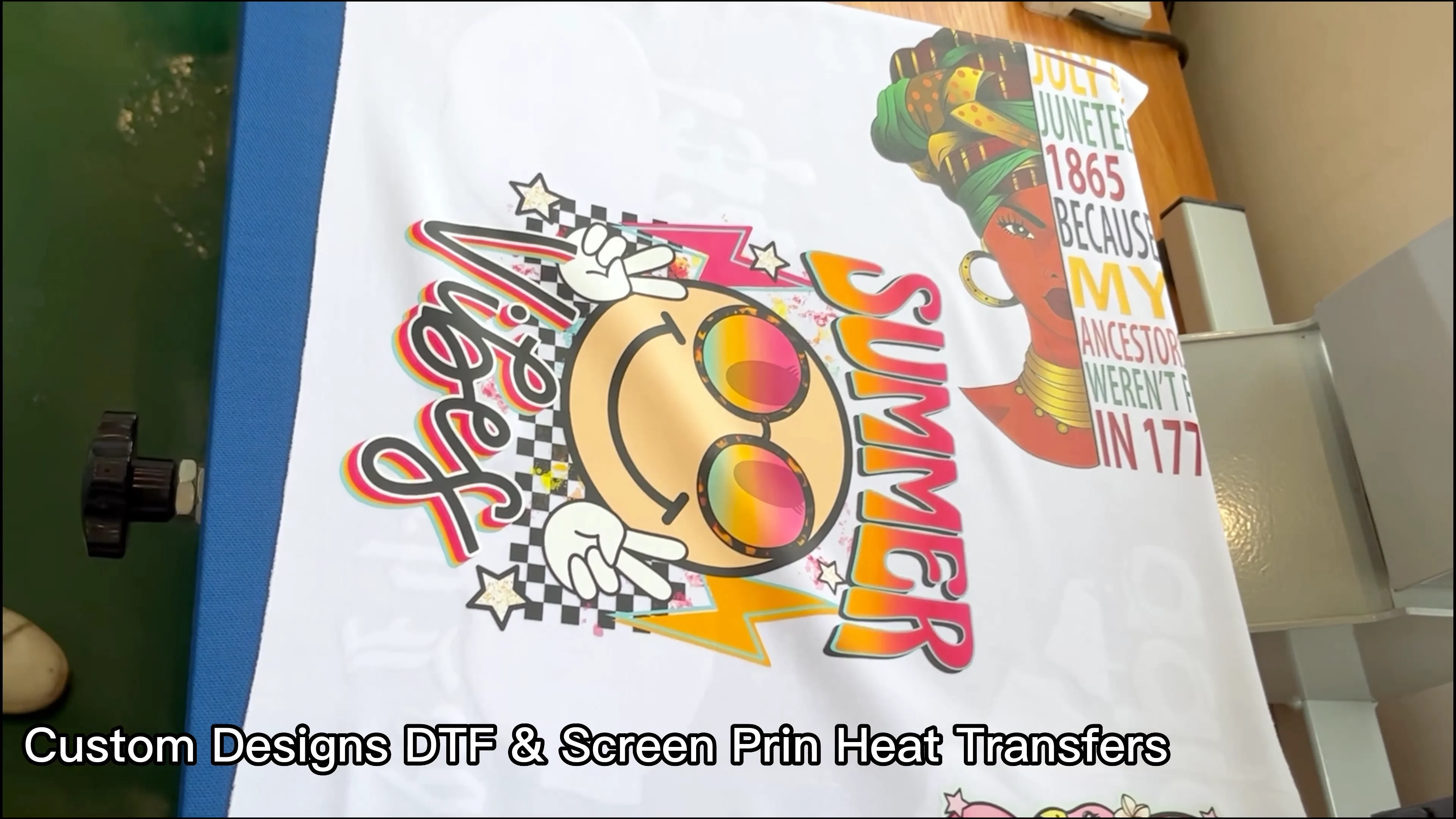 Custom Dtf Transfer Print Youth Designs Screen Print Transfers