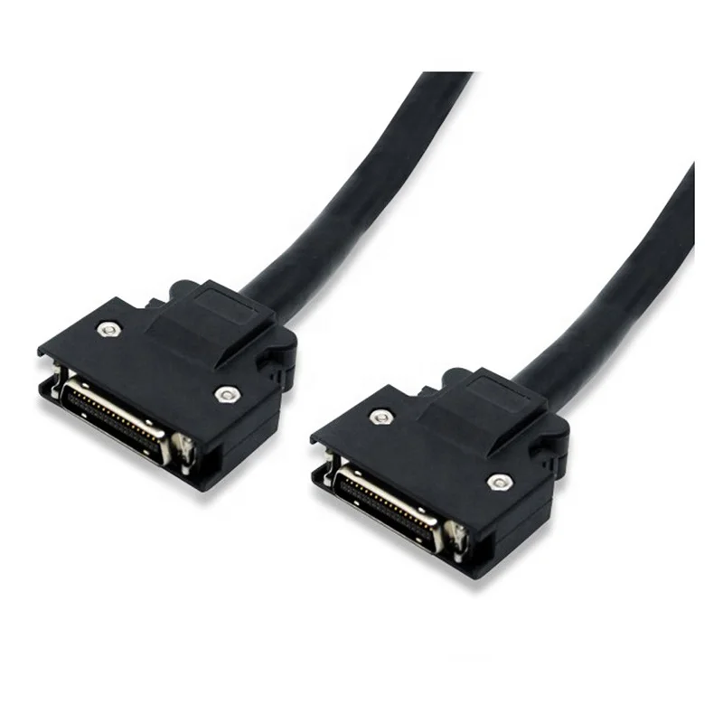 MDR 26 Pos Connector to CN 26 Pin SCSI Shielded Cable with Latch Clip