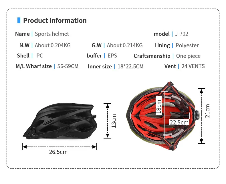 New Bicycle Helmet Led Light Rechargeable Intergrallymold Cycling
