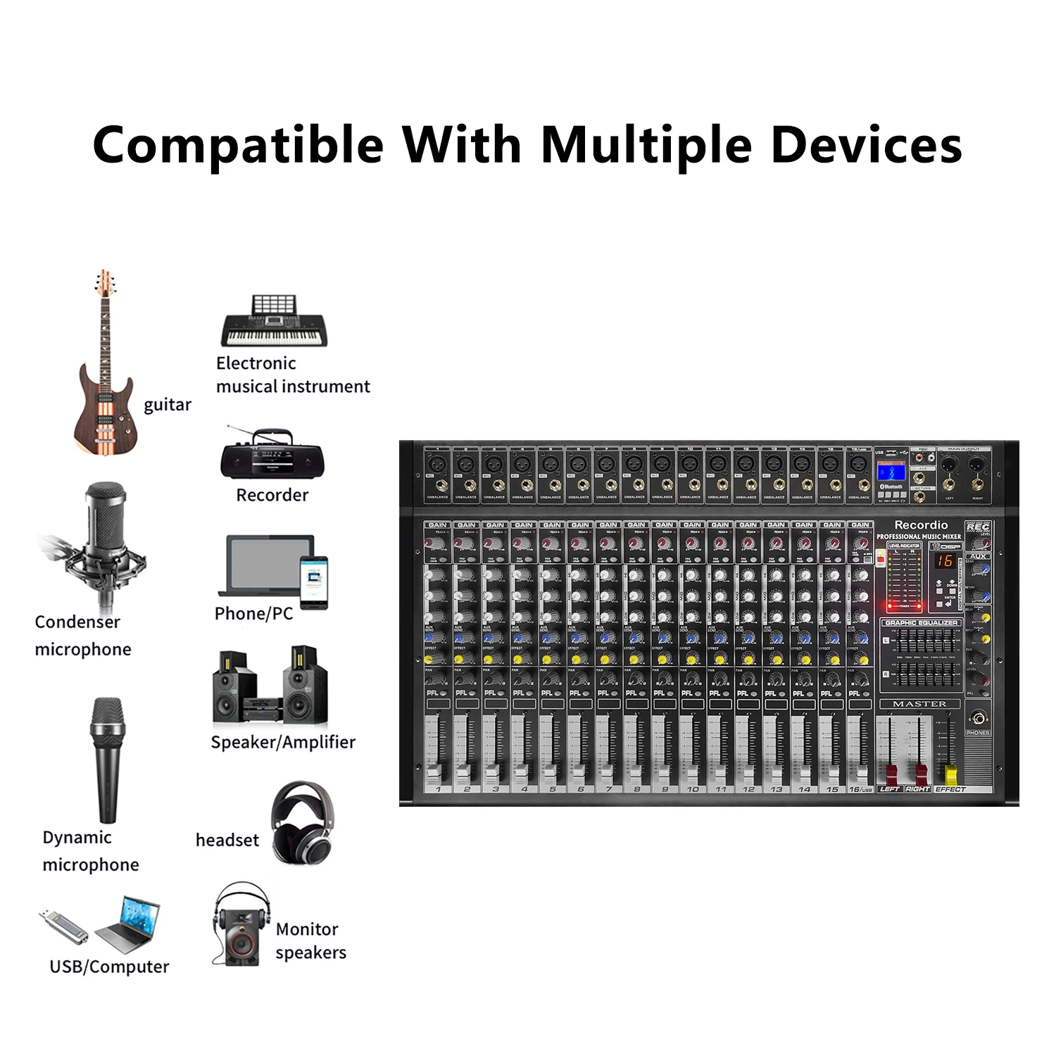 Multifunctional Mixer Digital Soundcraft Made in China