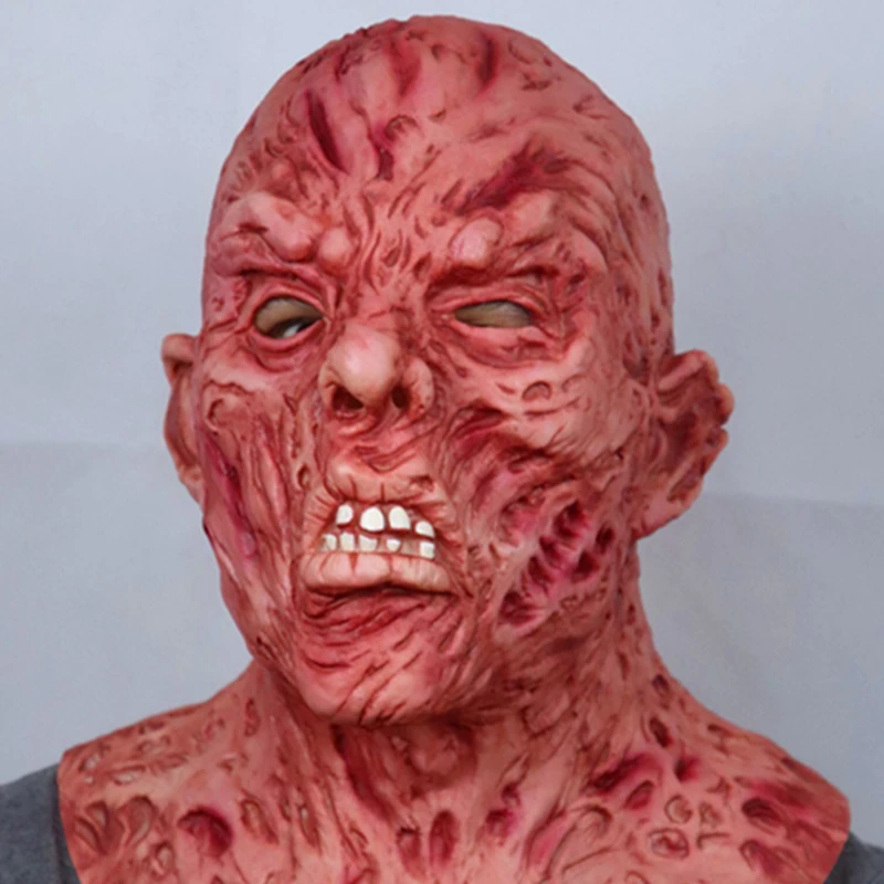 Film and Television Halloween Horror Movie Latex Human Face Ghost Headgear Jason Freddy Mask