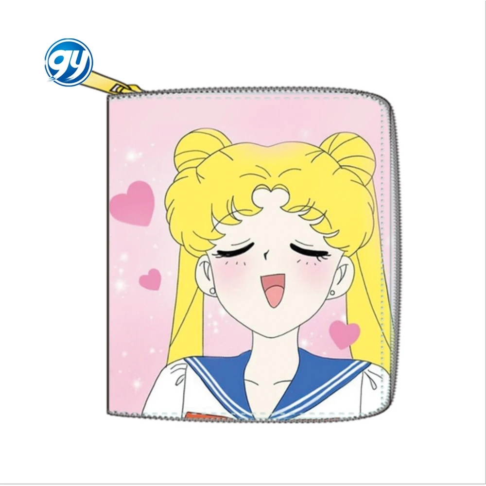 New Cartoon Sailor Moon Anime Zipper Wallet Short Anime Purse Coin Pocket -  Buy Anime Purse,Coin Purse,Cartoons Woman Wallets Product on 
