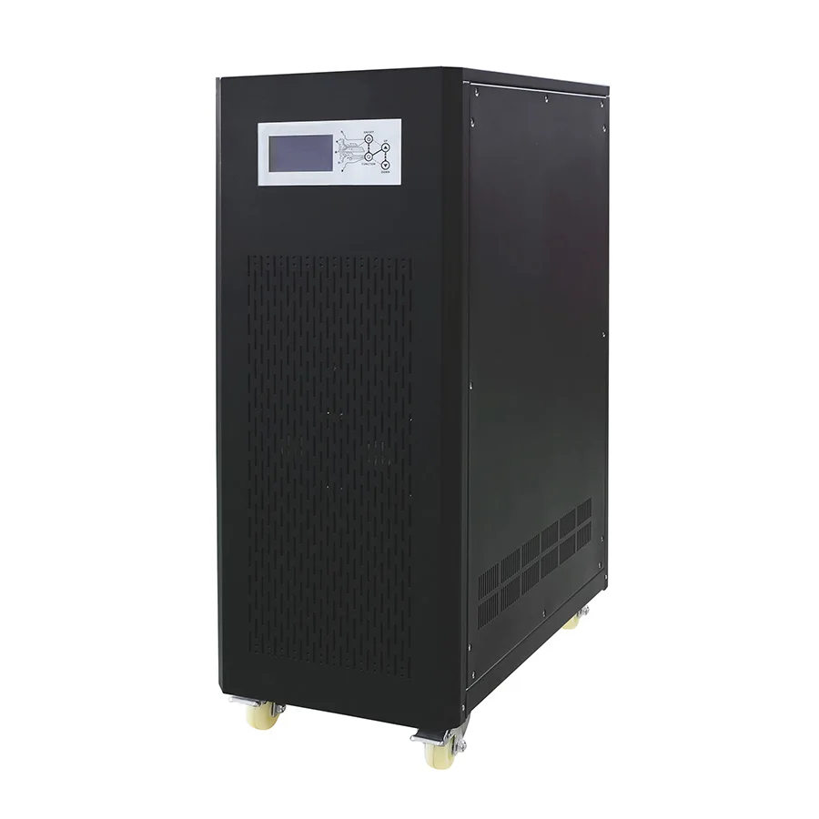 15KVA 192VDC Input 50Hz 60Hz Output 3 Phase Inbuilt MPPT PWM Charge Controller Low Frequency Hybrid Solar Inverter