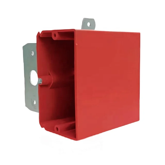 1-Gang 21 cu. in. PVC New Work Electrical Switch and Depth Outlet Box with Adjustable Bracket
