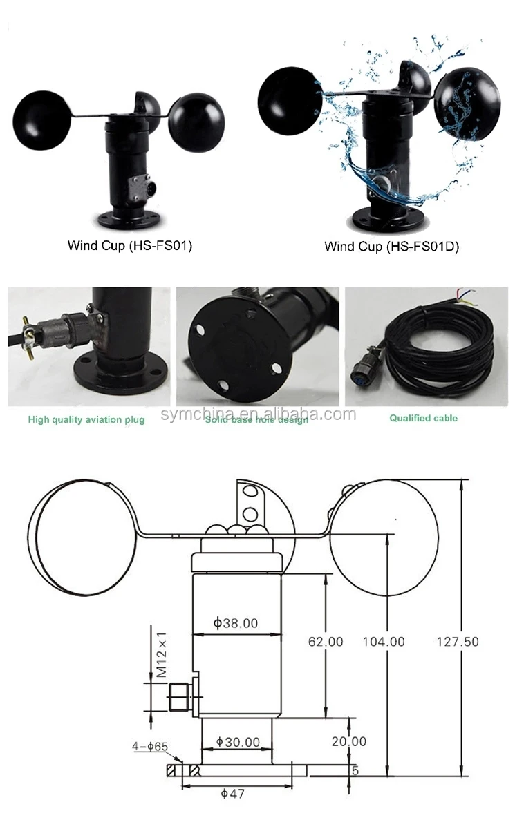 Wireless Anemometer for Tower Crane Wind Speed Tower Crane Tower Crane Wind Indicator