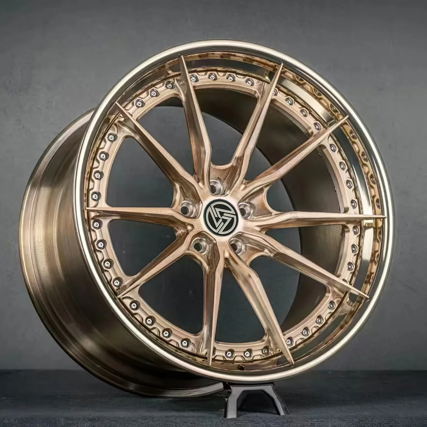 XL 2-Piece 18 19 20 21 22 23 Inch Car Alloy Rim Forged Wheel 5x114.3 5x120 5x112 Deep Dish Concave Custom Wheels - Image 4