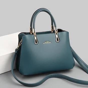 2025 New Style Large Capacity Casual Tote Handbag for Women Cross-Border Shoulder Crossbody Bag for Middle-Aged Mothers