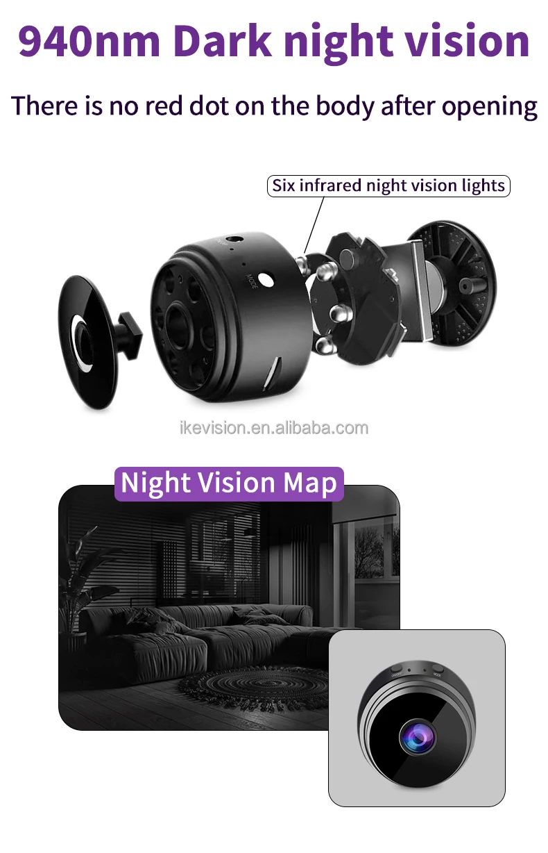 WiFi Night Vision Smart Camera with Motion Alarm - Image 6
