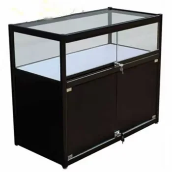 sharewin Shop Furniture Showcases Glass Display Vitrine Cabinet For Store Use Full Vision Showcase Jewelry Luxury Display Case