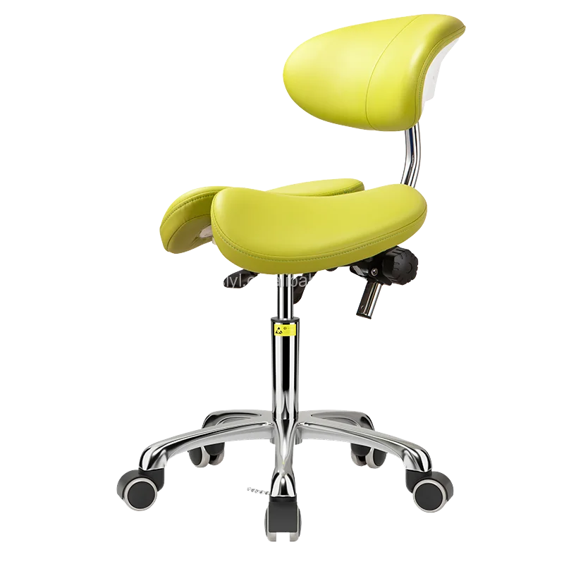 Ergonomic Dental Chair with Adjustable Backrest for Hospitals Aluminum Alloy Dental Chairs