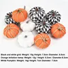 Orange black white mix