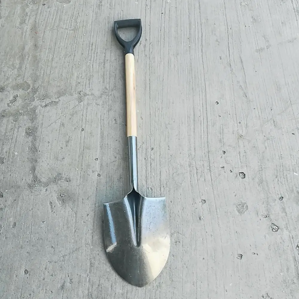 Round Point Shovel Agricultural Tool S518 Wood Handle Agricultural ...