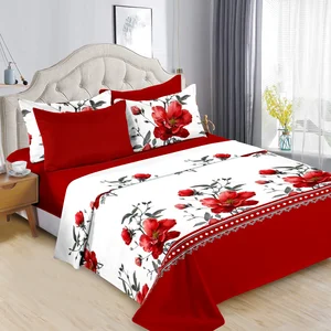 Bedding Set of 6 Pieces - Bedroom Supplies - Bed Decor - Ultra- Bed Sheets and Pillowcases