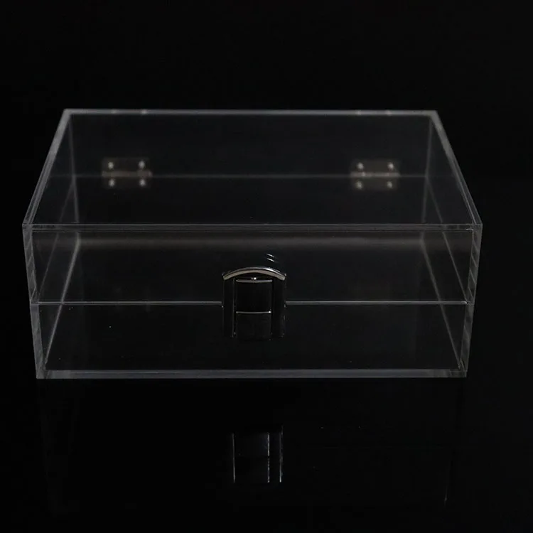 High Quality Acrylic Transparent Storage Box With Lock For Daily