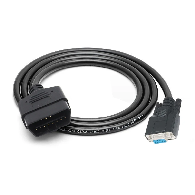 Câble D'extension OBD2 Vers RS232 DB9 – 1 Mètre, 16 Broches, Pour Diagnostic Automobile, Adaptateur Pour Outils De Scan Et Communication CAN-Bus