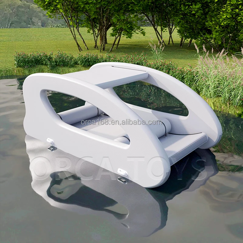 Custom Inflatable Pontoons Custom Electric Catamaran Cruising Pontoon Portable Boat Foldable ...