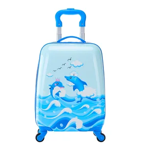 Custom logo unicorn Mochila Children Girl Kids Luggage Suitcase for Kids