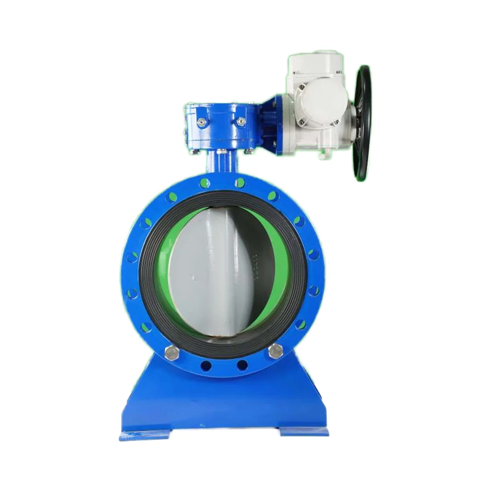 DC24V AC220V 4-20ma Cast Iron 8 Inch Electric Butterfly Valve for Water Flow Control General Application supplier