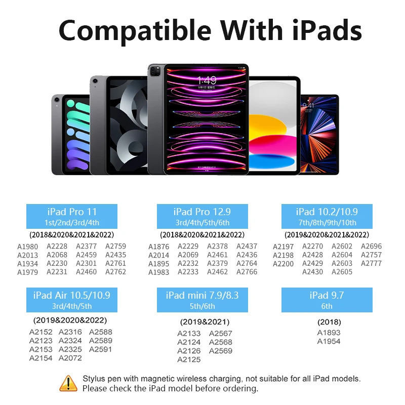 Factory Selling Popular Soft Touch Metal Delicate Flat White Graphic Tablet Computer Pen Stylus for Ipad Fine Tip Nib Fit