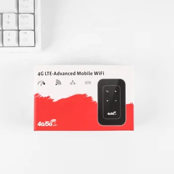 ポータブル4G LTE WiFiルーターSIMカードスロット付き屋外ポケットWiFi