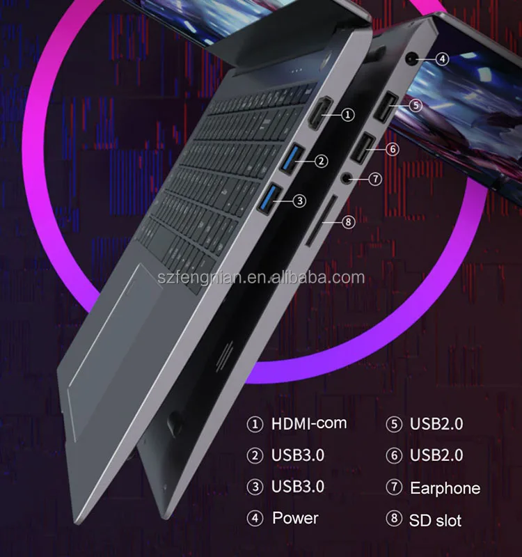 Factory Hot Sell Core I7-1165g7 Notebook Computer Pc 11th Generation ...