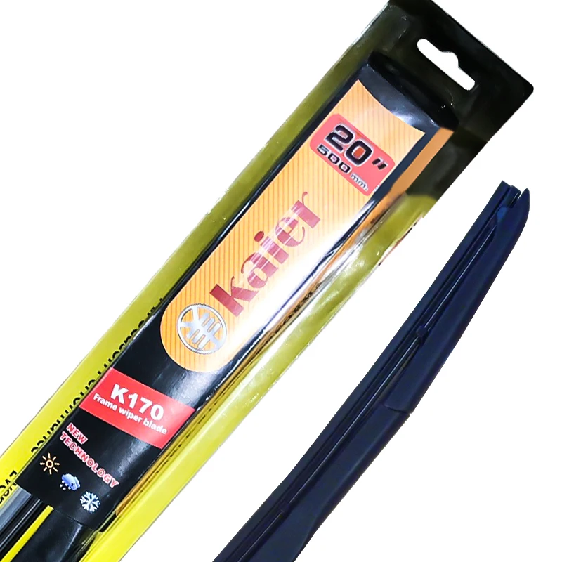 Kaier Universal Hybrid Windscreen Wiper Blade for Toyota Honda Nissia Kia Hyundai Car Wiper Blade High Level Color Box 1000 Pcs