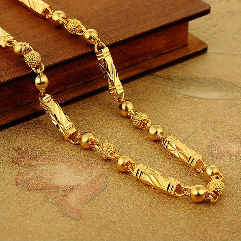 24k Vietnam Alluvial Gold Necklace 