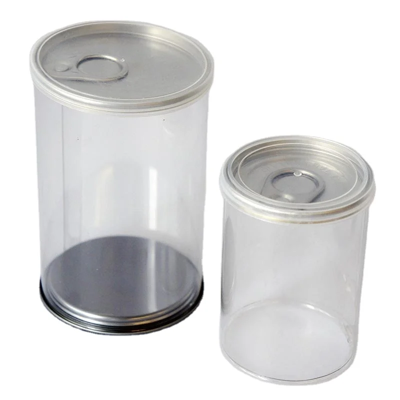 Clear Container With Metal Pull Tab