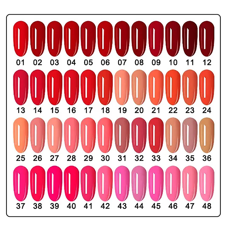 Factory Wholesale Bulk 1000 Colors Hema Free Threestep Gel Nail Polish