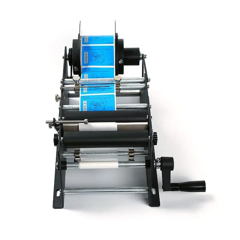 Hand Held Label Packaging Labeling Machine Semi-automatic Round Bottle Labeling Machine For Plastic Bottles ...