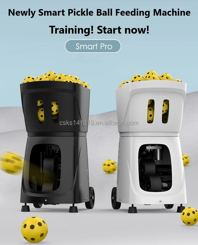 New Professional Throwing Machine Training Pickleball Machine App And Remote Control details