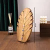 Walnut flame plate small
