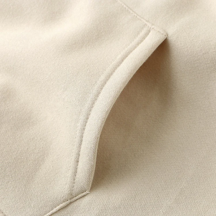 High Quality Cotton French Terry Oversize Hoodie Thick Fleece Drop ...