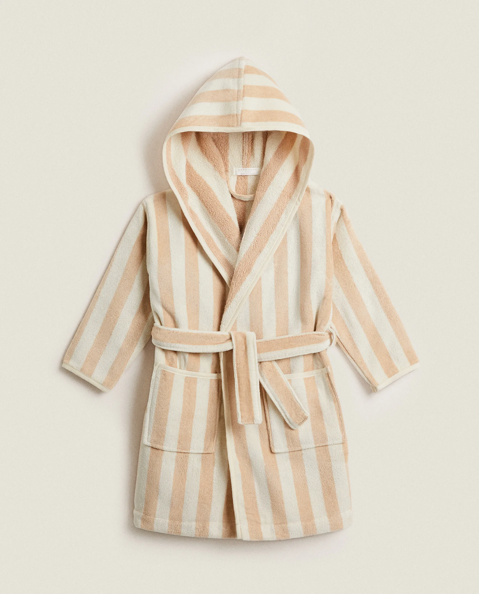 Wholesale Bathrobe Premium Cotton Hotel Bathrobe Custom Striped Poncho Bathrobe Luxury manufacture