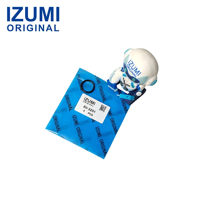 IZUMI ORIGINAL 6v3251 6v-3251 2.46 X 19.18mm 70a Epdm O-ring For Caterpillar Construction Machinery Parts