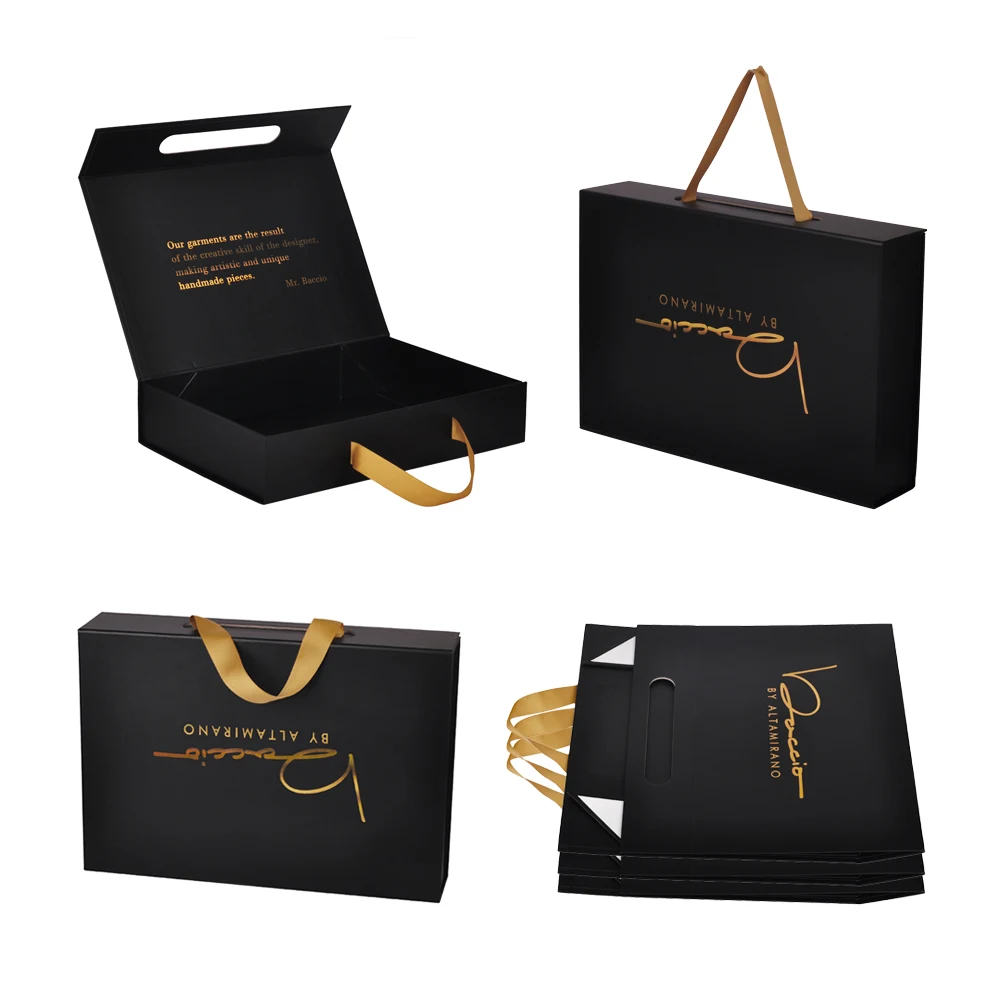Custom UV Coating Luxury Magnetic Kraft Paper Wig Box Packaging Boxes for Gift
